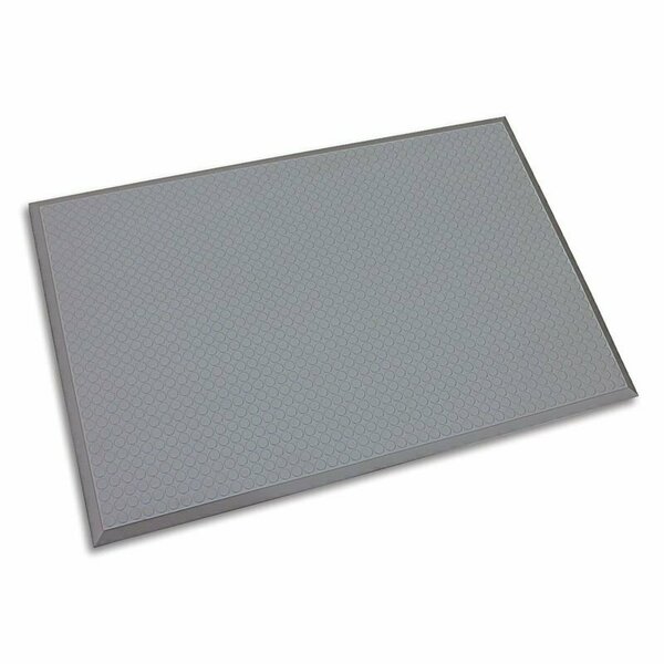 Ergomat Ergomat Infinity Smooth Stainless ESD 4ft x 11ft Anti-Fatigue Floor Mat INS0411-STL-ESD